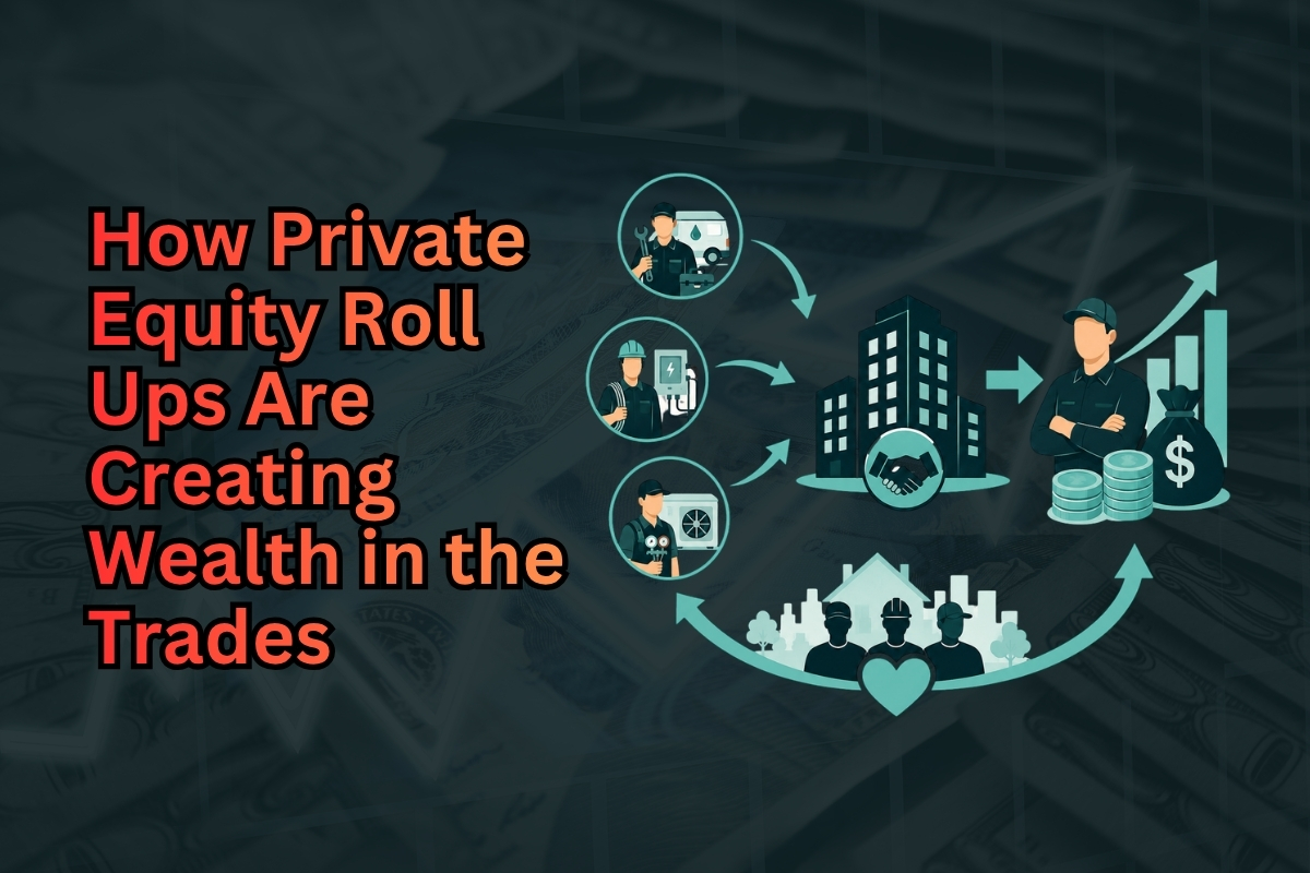 Private Equity Roll Ups: Rolling Into Trades and Making Blue Collar Owners Rich
