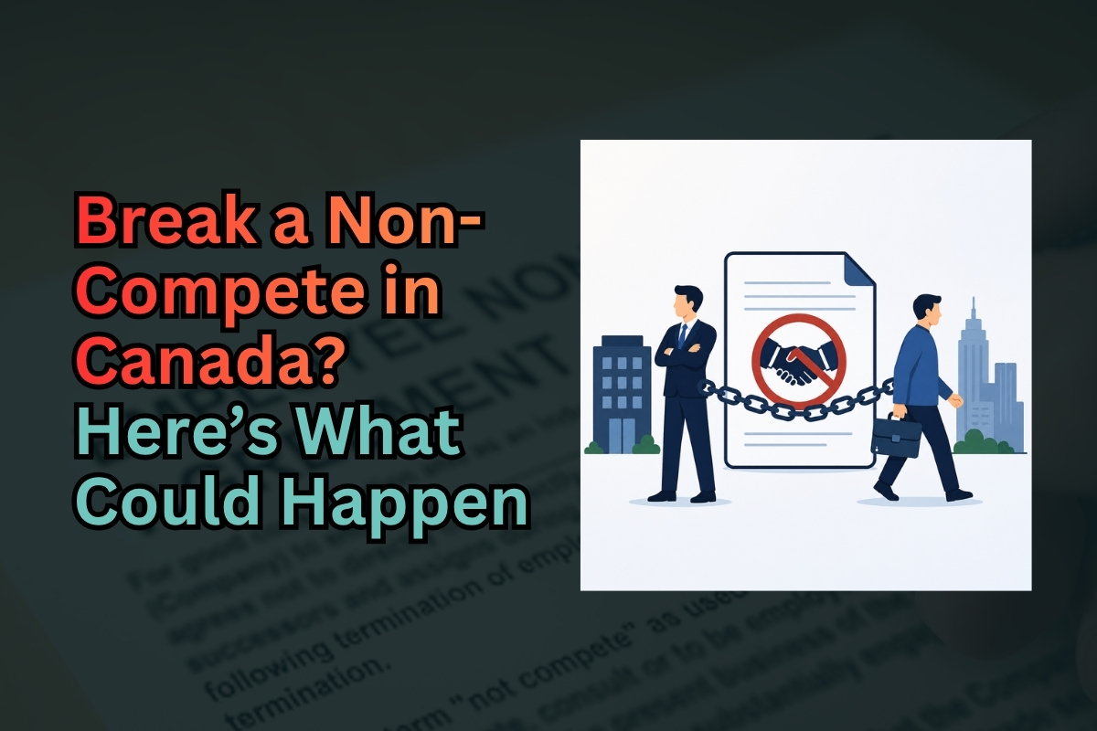 What Happens If You Break a Non Compete Agreement in Canada?
