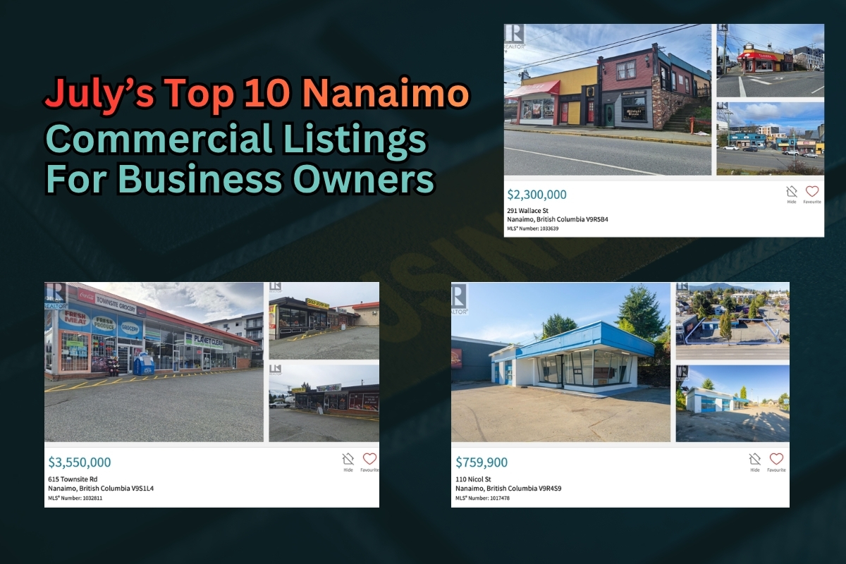 Top 10 Nanaimo Commercial Properties For Business Use: July Edition